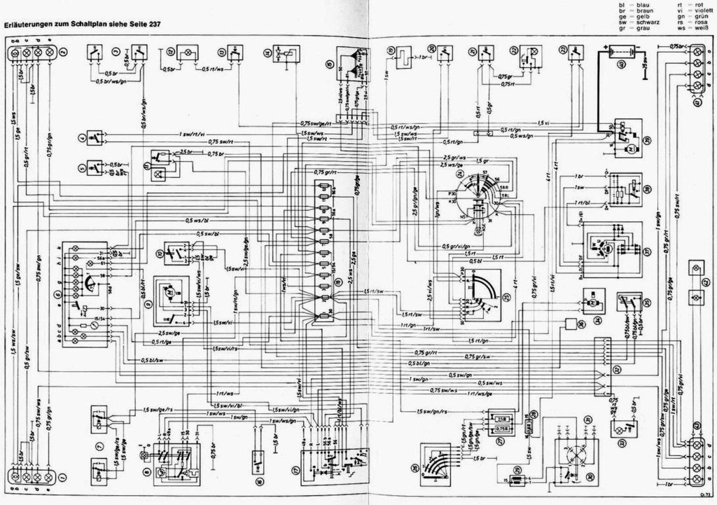 Mercedes w114 w115 wiring diagram 
